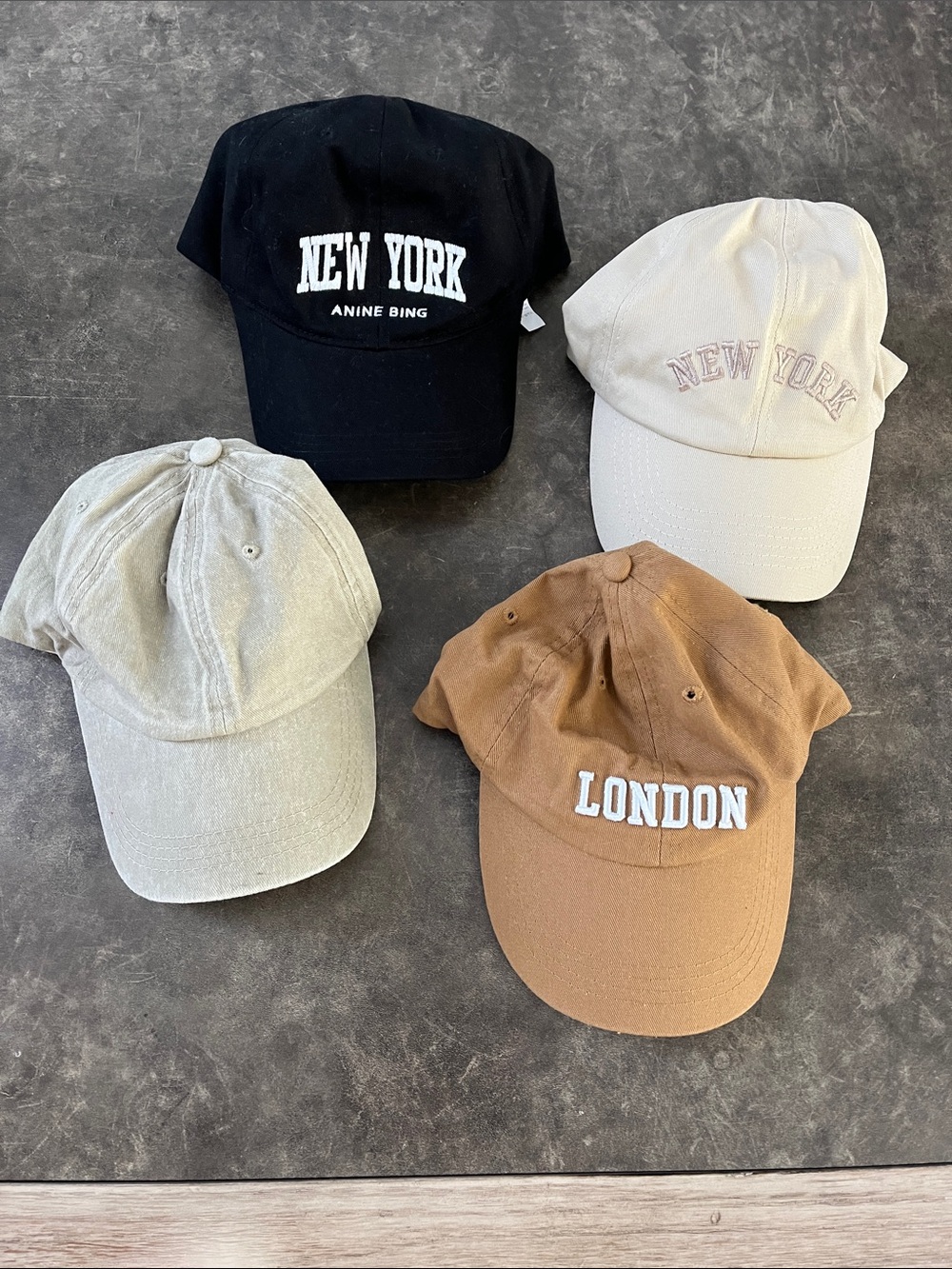 4 hats